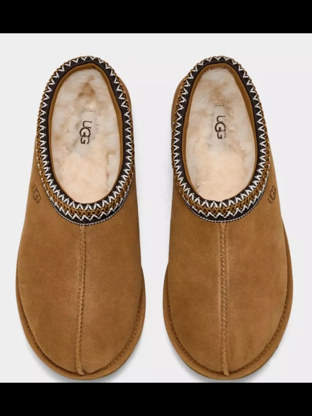 UGG™ Tasman Chestnut Slip-On Shearling Lined Slippers Size 7 New - Picture 3 of 12